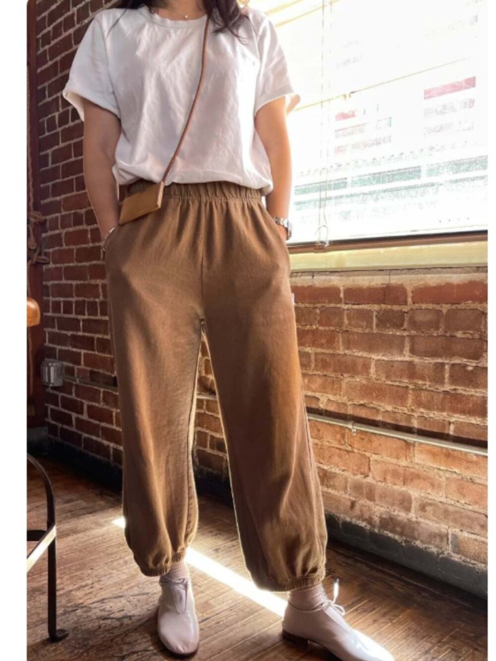 Le Bon Shoppe Balloon Pant Tobacco Brown Small